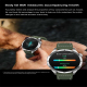Montre Connectée Écran Couleur 1.43 Pouces Bracelet Nylon Bluetooth Appel ECG Étanche IP68 Longue Autonomie Fonctions Santé A...