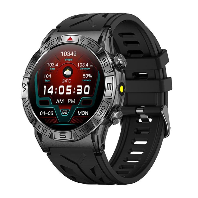 Montre Connectée Écran Couleur 1.43 Pouces AI Voice Assistant Appels Bluetooth Étanche 60 Jours Autonomie - www.yonis-shop.com