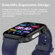 Montre Connectée Écran Couleur 1.96 Pouces Bluetooth ECG Appel Cardiaque Oxygène Sommeil Fitness - www.yonis-shop.com