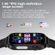 Montre Connectée Écran Couleur 1.96 Pouces Bluetooth ECG Appel Cardiaque Oxygène Sommeil Fitness - www.yonis-shop.com