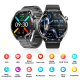 Montre Connectée Santé Intelligente Écran Rond 1.55 Pouces Suivi ECG et Sommeil Étanche IP67 Autonomie Longue Durée Fonctions...