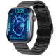 Montre Connectée Écran 2.1 Pouces Avec Surveillance Oxygène Sanguin Alarme SOS Plus De 100 Modes Sportifs Étanche IP67 En Noi...