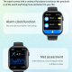 Montre Connectée Écran 2.1 Pouces Avec Surveillance Oxygène Sanguin Alarme SOS Plus De 100 Modes Sportifs Étanche IP67 En Noi...