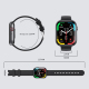 Montre Connectée Écran 2.1 Pouces Avec Suivi Santé Alarme SOS et Plus de 100 Modes Sportifs Couleur Noir Gris - www.yonis-sho...