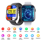 Montre Connectée Écran 2.1 Pouces Avec Suivi Santé Alarme SOS et Plus de 100 Modes Sportifs Couleur Noir Gris - www.yonis-sho...
