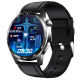 Montre Connectée Écran 1.55 Pouces ECG Oxygène Sanguin 150 Modes Sport Cuir Noir Design Élégant Et Fonctionnalités Avancées -...