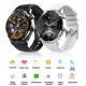 Montre Connectée Écran 1.35 Pouces Appels Bluetooth Surveillance Santé 24H Plus De 150 Modes Sport Acier Argenté - www.yonis-...