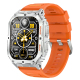 Montre Connectée Sportive 1.96 Pouces Avec Appel Bluetooth Surveillance Santé Cardiaque Sommeil Oxygène Sanguin et Pression A...