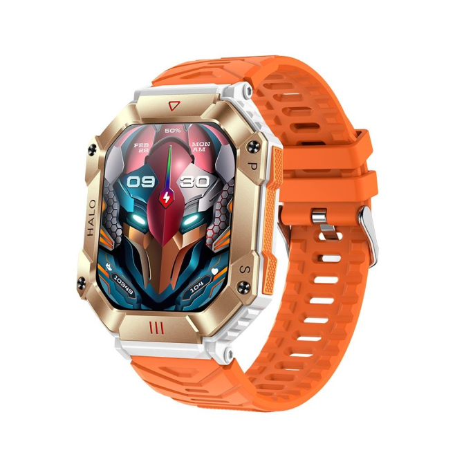 Montre Connectée Sport Étanche IP67 Écran 2 Pouces Bluetooth 5.1 Appels Sommeil Oxygène Cardio Pression Artérielle - www.yoni...