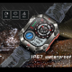 Montre Connectée Sport Étanche IP67 Écran 2 Pouces Bluetooth 5.1 Appels Sommeil Oxygène Cardio Pression Artérielle - www.yoni...