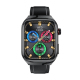 Montre Connectée Écran LCD 2.04 Pouces Bracelet Cuir Surveillance Santé Étanche IP68 Bluetooth Appels et Notifications - www....