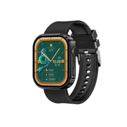 Montre Connectée Écran Couleur 2.01 Pouces Appels Bluetooth Surveillance Santé Argentée
