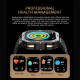 Montre Connectée Sport 2.02 Pouces Bluetooth Appel Sommeil Oxygène Sanguin Fréquence Cardiaque Pression Artérielle Moniteur S...