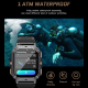 Montre Connectée Sport 2.02 Pouces Bluetooth Appel Sommeil Oxygène Sanguin Fréquence Cardiaque Pression Artérielle Moniteur S...