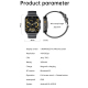 Montre Connectée Sportive IP68 Avec Appels Bluetooth Moniteur Santé Et Notifications - www.yonis-shop.com