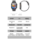 Montre Connectée Sport Étanche IP68 Avec Appel Bluetooth Moniteur Santé Sommeil Oxygène Fréquence Cardiaque Notifications Mul...