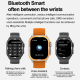 Montre Connectée Sport Étanche IP68 Avec Appel Bluetooth Moniteur Santé Sommeil Oxygène Fréquence Cardiaque Notifications Mul...