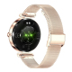 Montre Connectée Écran AMOLED 1.19 Pouces Bracelet Acier Inoxydable Suivi Santé Appels Bluetooth Argentée - www.yonis-shop.com
