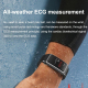 Montre Connectée 2 en 1 Avec Écouteurs Bluetooth Écran Tactile Étanche ECG NFC - www.yonis-shop.com