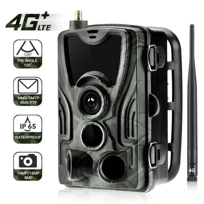 Caméra De Chasse 4G Étanche IP65 Vision Nocturne Infrarouge 16MP Angle De 120 Degrés Détection Rapide - www.yonis-shop.com