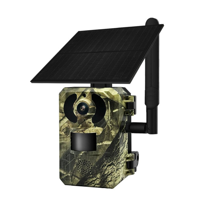 Caméra De Chasse Solaire 4MP Avec Alerte PIR Et Vision Nocturne 25m Pour Surveillance Animale - www.yonis-shop.com