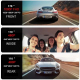 Dashcam 3 Lenses HD 1080P Vision Nocturne WIFI Enregistrement Voiture 24H Surveillance - www.yonis-shop.com