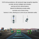 Dashcam HD Vision Nocturne 1080P Double Objectif Enregistrement Sécurisé Assistance Conduite Intelligente - www.yonis-shop.com