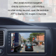 Dashcam HD Vision Nocturne 1080P Double Objectif Enregistrement Sécurisé Assistance Conduite Intelligente - www.yonis-shop.com