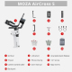 Stabilisateur Smartphone 3 Axes Pliable Pour Appareils Photo Reflex Et Téléphones Portables Blanc - www.yonis-shop.com