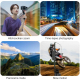 Stabilisateur Smartphone Pliable Trois Axes Anti-Tremblement Autonomie 9h Bluetooth 5.0 Contrôle Gestuel Léger et Compact - w...