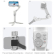 Stabilisateur Smartphone Pliable Anti-Tremblement Autonomie 10h Suivi Intelligent Pour Vlog Et Live - www.yonis-shop.com