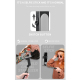 Stabilisateur Smartphone Mini Pliable Avec Lumière Intégrée Et Télécommande Sans Fil - www.yonis-shop.com
