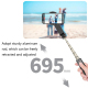 Stabilisateur Smartphone Avec Lumière Amovible Pliable Et Rotation 360 Degrés - www.yonis-shop.com