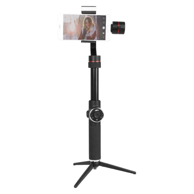 Stabilisateur Smartphone 3-Axes Avec Trépied Et Lumière Intégrée Pour Vidéos Stables - www.yonis-shop.com