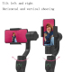 Stabilisateur Smartphone Anti-Shake Triaxial Compatible Caméra Originale Photographie Time-Lapse Panoramique 180-320 Degrés F...