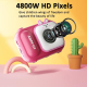Appareil Photo Numérique Pour Enfants 48MP Avec Écran IPS 2.4 Pouces Et Carte 64G Cadeau Idéal - www.yonis-shop.com