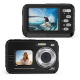 Appareil Photo Numérique Étanche 48MP Double Écran 3.5m Zoom 16X Vidéo 2.7K