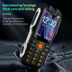 Téléphone Portable 4G Batterie 16800mAh Écran 2.4 Pouces 21 Touches Bluetooth Lampe Torche LED FM SOS Double SIM - www.yonis-...