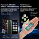 Téléphone Portable Android 10 4GB RAM 32GB ROM Écran 3 Pouces Caméra 13MP Batterie 2000mAh 4G Dual SIM Déverrouillage Facial ...