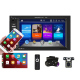 Autoradio 6.2 Pouces HD Carplay Bluetooth Caméra De Recul Télécommande USB FM MP5