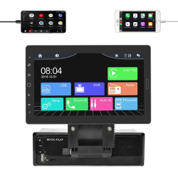 Autoradio &Eacute;cran Tactile 10.1 Pouces HD MP5 Carplay Android Auto Bluetooth USB FM Cam&eacute;ra Recul - www.yonis-shop.com