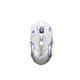 Souris Gaming Sans Fil Rechargeable Lumineuse Ergonomique 6D USB 2.4GHz 400mAh 1200-1600DPI