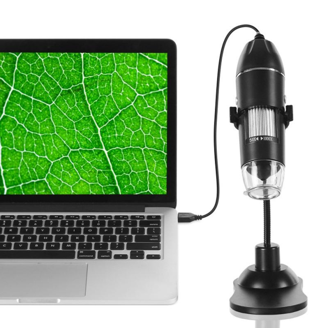 Microscope Numérique USB Portable Avec Support Flexible Et Lumière LED Ajustable Pour Inspection Industrielle Bijoux Et Reche...