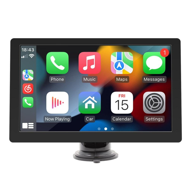 Autoradio Écran Tactile HD 9 Pouces Bluetooth 5.0 avec Fonction de Rétroviseur et Projection Mobile - www.yonis-shop.com