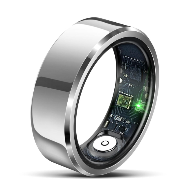Bague Connectée Taille 11 Surveillance Cardiaque Oxygène Sommeil Étanche IP68 Bluetooth 5.1 - www.yonis-shop.com