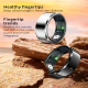 Bague Connectée Taille 10 Surveillance Cardiaque Oxygène Sommeil Étanche Bluetooth 5.1 - www.yonis-shop.com