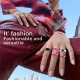 Bague Connectée Taille 10 Surveillance Cardiaque Oxygène Sommeil Étanche Bluetooth 5.1 - www.yonis-shop.com