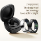 Bague Connectée Taille 10 Surveillance Cardiaque Oxygène Sommeil Étanche Bluetooth 5.1 - www.yonis-shop.com
