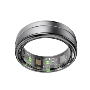 Bague Connectée Smart Ring - Suivi Activité, Sommeil, Fréquence Cardiaque - Étanche IP68 - Taille 14 (noir) - 4