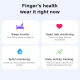Bague Connectée Gold Suivi Fréquence Cardiaque Oxygène Sommeil Modes Sportifs Bluetooth 5.0 Autonomie 7 Jours Étanche 5ATM Ch...